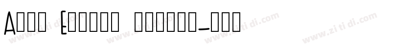 Anja Eliane accent字体转换